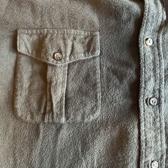 Classic Rugged Wear Men’s Shirt 3XL Dark Brown Flannel Cotton Workwear Cabincore - Picture 5 of 7